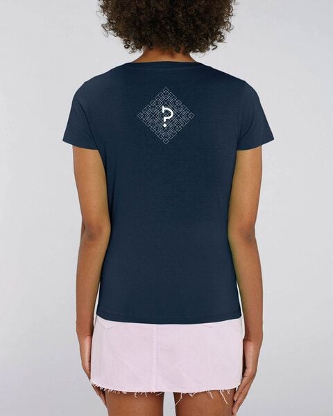 Human Family Bio Damen T-Shirt mit V-Ausschnitt "Evolution - Geo Questionmark" Human Family Bio Damen T-Shirt mit V-Ausschnitt "Evolution - Geo Questionmark" von Human Family