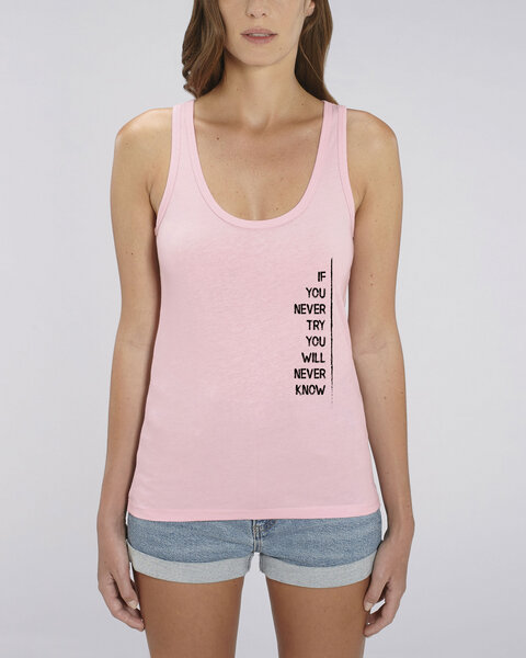 Human Family Bio Damen Tank-Top "Gleam - If U try" in 6 Farben von Human Family