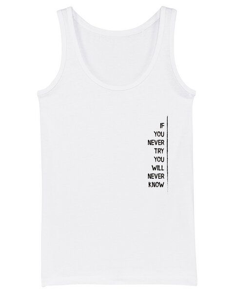Human Family Bio Damen Tank-Top "Gleam - If U try" in 6 Farben von Human Family