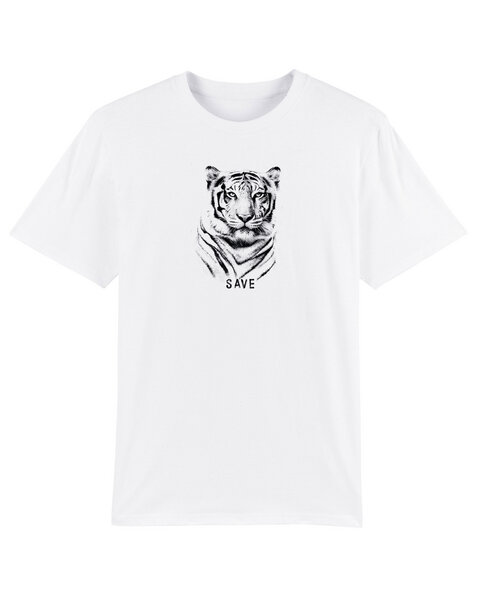 Human Family Bio Herren Rundhals T-Shirt "Spark - Tiger" von Human Family