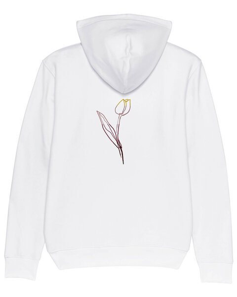 Human Family Bio Unisex Hoodie - "Colorful Tulip" von Human Family