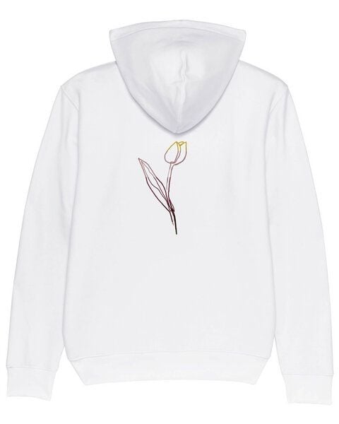 Human Family Bio Unisex Hoodie - "Colorful Tulip" von Human Family