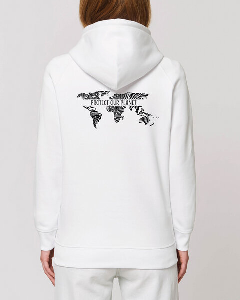 Human Family Bio Unisex Hoodie - "Shelter - Protect our Planet" von Human Family