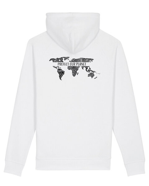 Human Family Bio Unisex Hoodie - "Shelter - Protect our Planet" von Human Family