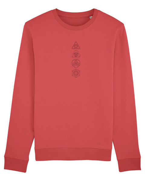 Human Family Bio Unisex Rundhals-Sweatshirt - "Araise - Geometric Line" von Human Family