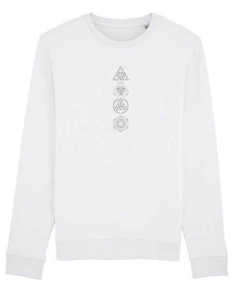 Human Family Bio Unisex Rundhals-Sweatshirt - "Araise - Geometric Line" von Human Family