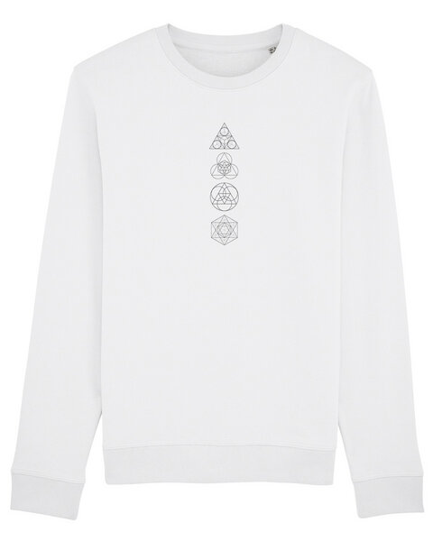 Human Family Bio Unisex Rundhals-Sweatshirt - "Araise - Geometric Line" von Human Family