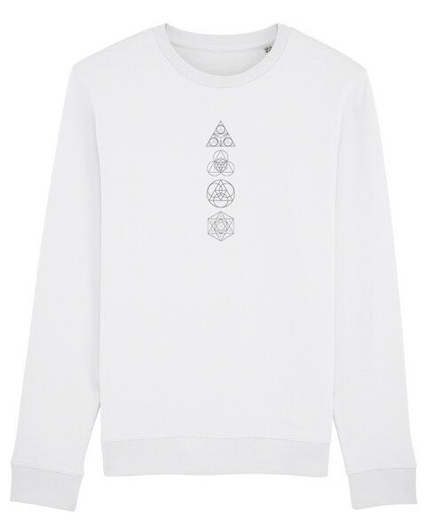 Human Family Bio Unisex Rundhals-Sweatshirt - "Araise - Geometric Line" von Human Family