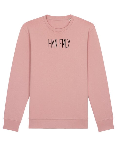 Human Family Bio Unisex Rundhals-Sweatshirt - "HMN FMLY" von Human Family