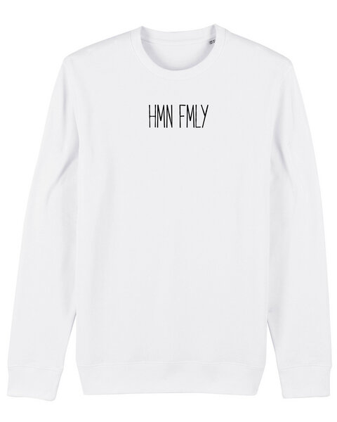 Human Family Bio Unisex Rundhals-Sweatshirt - "HMN FMLY" von Human Family