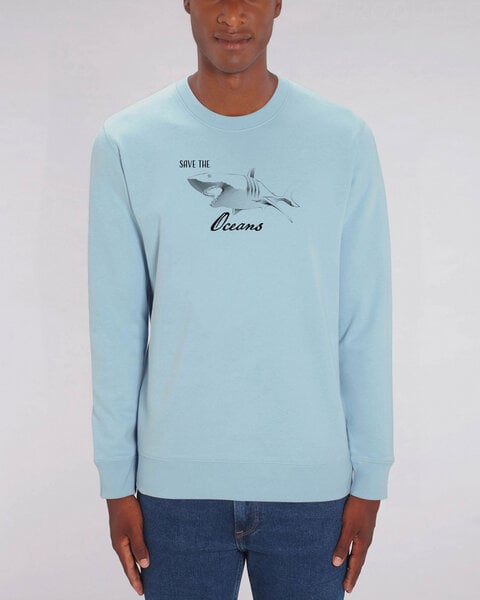 Human Family Bio Unisex Rundhals-Sweatshirt - "Switch - Save Oceans" in 3 Farben von Human Family