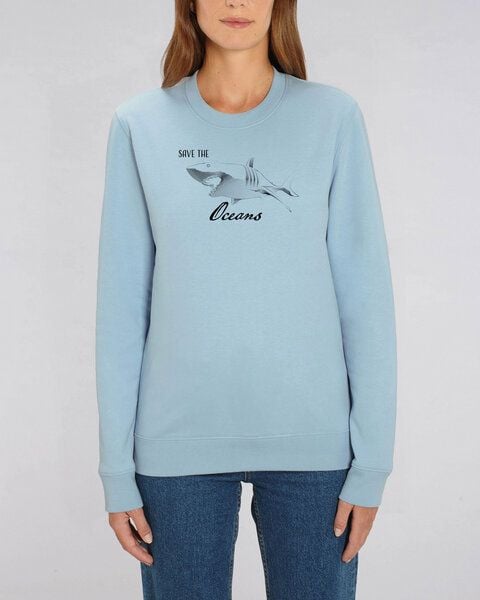 Human Family Bio Unisex Rundhals-Sweatshirt - "Switch - Save Oceans" in 3 Farben von Human Family