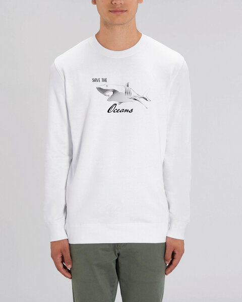 Human Family Bio Unisex Rundhals-Sweatshirt - "Switch - Save Oceans" in 3 Farben von Human Family