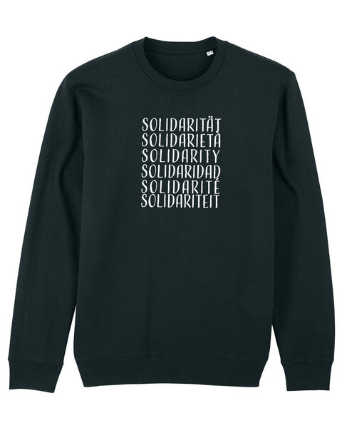 Human Family Bio Unisex Rundhals-Sweatshirt - "Switch - Solidarity" von Human Family