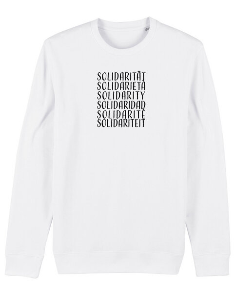 Human Family Bio Unisex Rundhals-Sweatshirt - "Switch - Solidarity" von Human Family