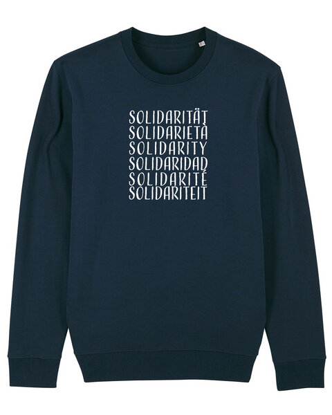 Human Family Bio Unisex Rundhals-Sweatshirt - "Switch - Solidarity" von Human Family