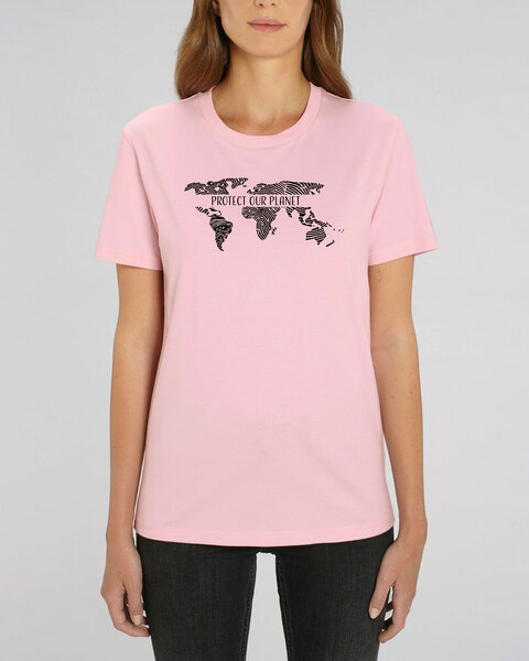 Human Family Bio Unisex Rundhals T-Shirt "Protect our Planet" von Human Family