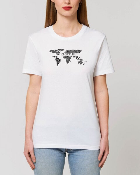 Human Family Bio Unisex Rundhals T-Shirt "Protect our Planet" von Human Family