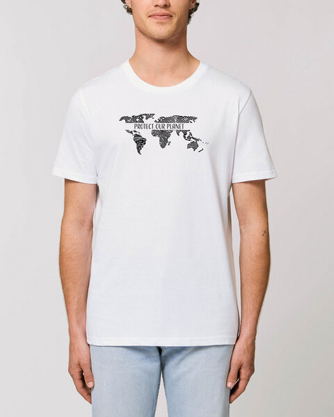 Human Family Bio Unisex Rundhals T-Shirt "Protect our Planet" von Human Family