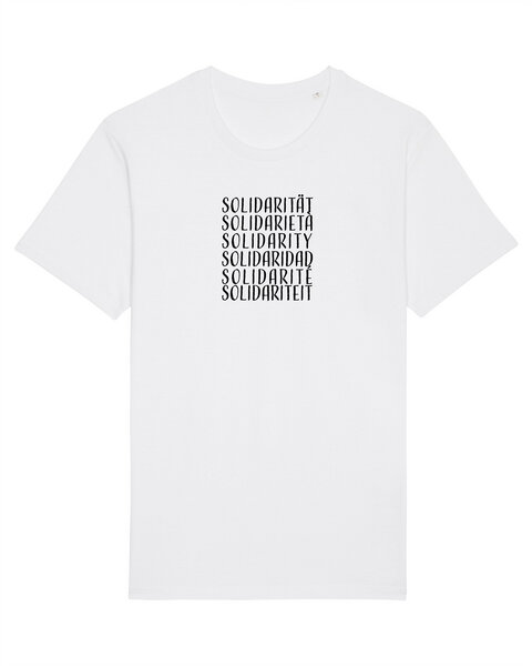 Human Family Bio Unisex Rundhals T-Shirt "Swing - Solidarity" in 5 Farben von Human Family