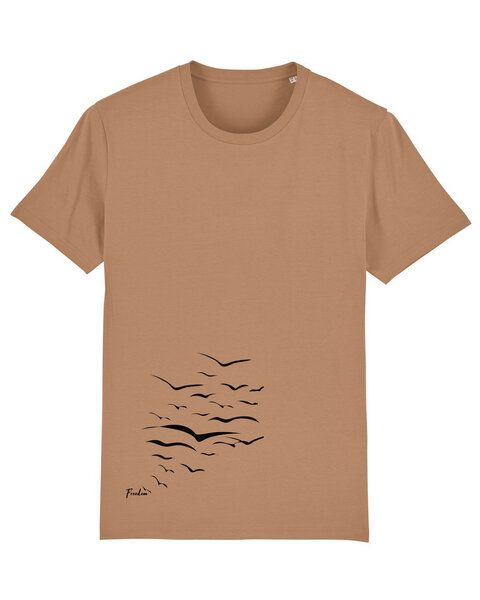 Human Family Bio Unisex T-Shirt "Create - Free Birds" in verschiedenen Farben von Human Family