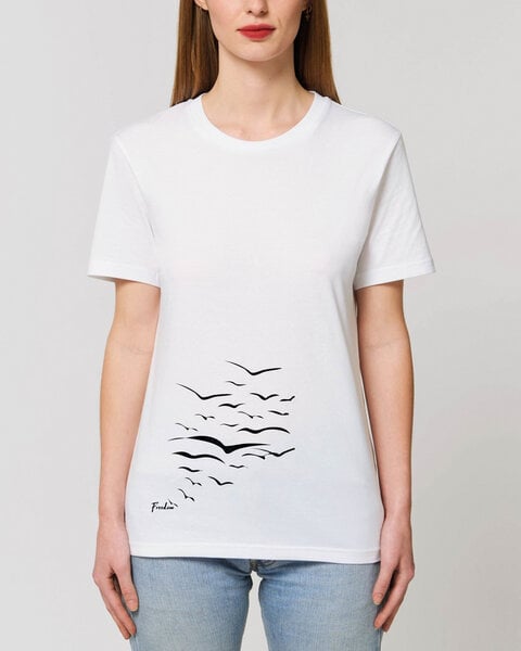 Human Family Bio Unisex T-Shirt "Create - Free Birds" in verschiedenen Farben von Human Family