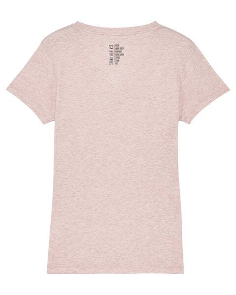 Human Family Damen T-Shirt mit V-Ausschnitt "Evolution - Stand Against" in 4 Farben von Human Family