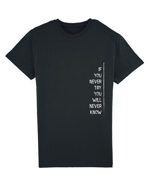 Human Family Herren Bio Sommer T-Shirt - Touch "If U try" in 3 Farben von Human Family