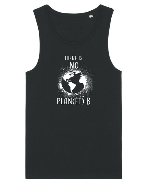 Human Family Herren Sommer Tanktop aus Bio Baumwolle "Wake - No Planet B" von Human Family