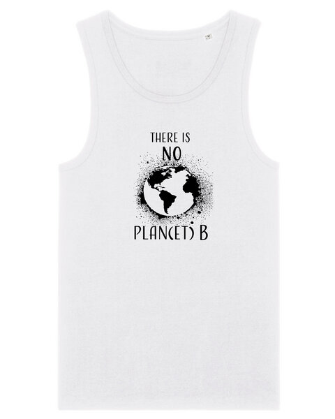 Human Family Herren Sommer Tanktop aus Bio Baumwolle "Wake - No Planet B" von Human Family