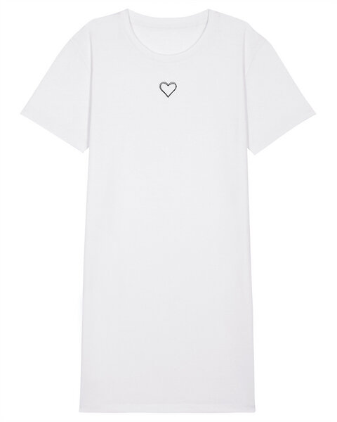 Human Family Kurzärmeliges Bio Damen T-Shirt-Kleid "Streetlove" von Human Family