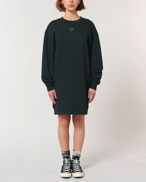 Human Family Oversized Damen Kleid mit Herz Print "Recovery - Heart" von Human Family