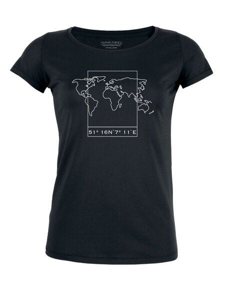Human Family T-Shirt - Damen - Amorous "Worldmap" von Human Family