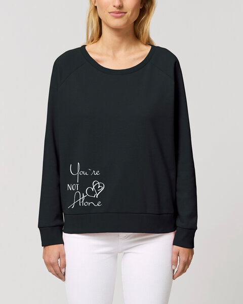 Human Family Weites Bio Damen Rundhals Sweatshirt "Dazzy - Not Alone" - in 4 Farben von Human Family