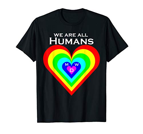We are all humans- m w d love peace Regenbogen LSBTI We are all humans- m w d love peace Regenbogen LSBTI von Human Mensch for Women Men Kids