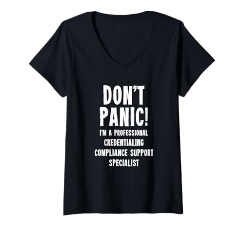 Damen Spezialist für Compliance-Unterstützung für Anmeldeinformationen T-Shirt mit V-Ausschnitt Damen Spezialist für Compliance-Unterstützung für Anmeldeinformationen T-Shirt mit V-Ausschnitt von Human Resources Team Gifts & T-Shirts