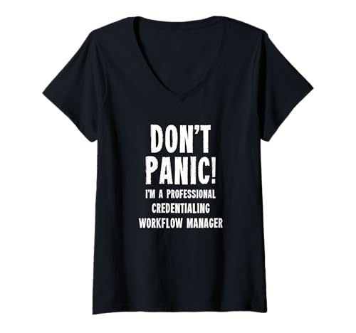Damen Workflow-Manager für Anmeldeinformationen T-Shirt mit V-Ausschnitt Damen Workflow-Manager für Anmeldeinformationen T-Shirt mit V-Ausschnitt von Human Resources Team Gifts & T-Shirts