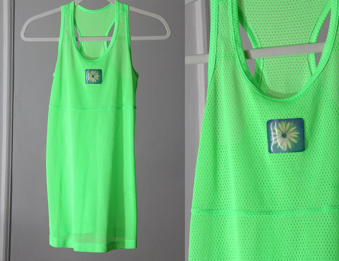 Neon Schleim Grüne Schiere Mesh 90Er Jahre Kleid/Tunika/Tank-Top Neon Schleim Grüne Schiere Mesh 90Er Jahre Kleid/Tunika/Tank-Top von HumanNightmare