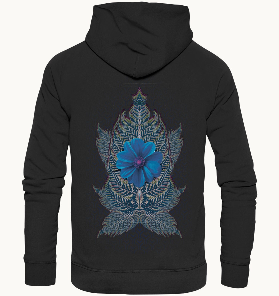 Blue Flower One - Organic Hoodie Blue Flower One - Organic Hoodie von HumaninstinctArts