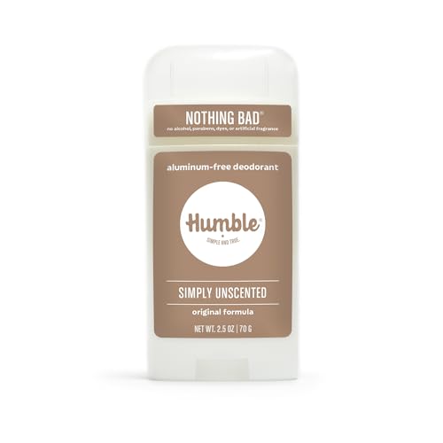 Humble alles natürlich Deodorant, Aluminium und Paraben, Cruelty Free Männer und Frauen Deodorant geruchlos 1 Packung von Humble