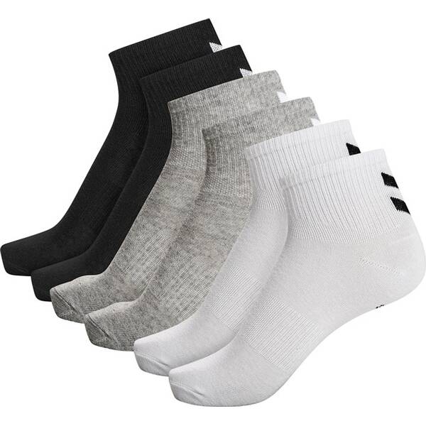 HUMMEL Herren hmlCHEVRON 6-PACK MID CUT SOCKS von Hummel