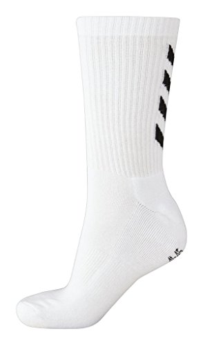 Hummel Damen und Herren Socken Fundamental 3 Pack Sock, Weiß, 12 (41 - 45) von hummel