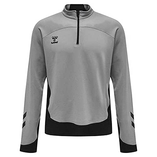 hummel Hmllead Half Zip Herren Multisport Sweatshirt Mit Kurzem Reißverschluss von hummel