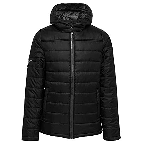 Hummel Kinder Steppjacke North Quilted Hood 206695 Black/Asphalt 128 von hummel