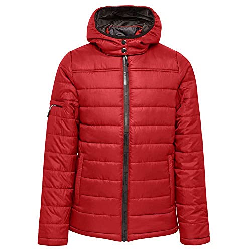 Hummel Kinder Steppjacke North Quilted Hood 206695 True Red 164 von hummel