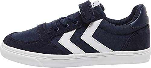 hummel Slimmer Stadil Low Unisex Kinder Athleisure Sneaker Mit Klettverschluss von hummel