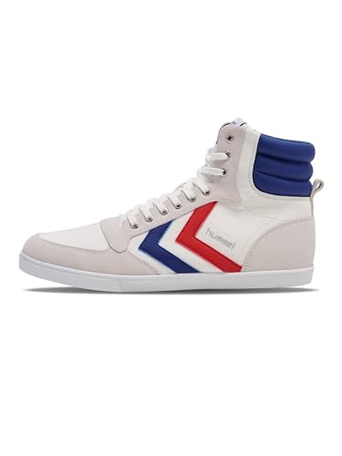 hummel Unisex Hummel Slimmer Stadil High High-Top, White Blue Red Gum, 38 EU von hummel