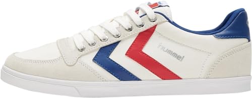 HUMMEL SLIMMER STADIL LOW, WHITE/BLUE/RED/GUM, 36 von hummel