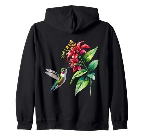 Atemberaubender Fliegender Kolibri für Mädchen, die Vögel lieben Kapuzenjacke Atemberaubender Fliegender Kolibri für Mädchen, die Vögel lieben Kapuzenjacke von Hummingbird Bird Watchers Ornithologist Birthday