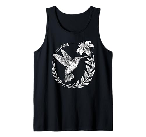 Kolibri Blumen Kunst Vögel Liebhaber für Männer Frauen Kinder Tank Top Kolibri Blumen Kunst Vögel Liebhaber für Männer Frauen Kinder Tank Top von Hummingbird Floral Graphic Art Bird Lover Apparel